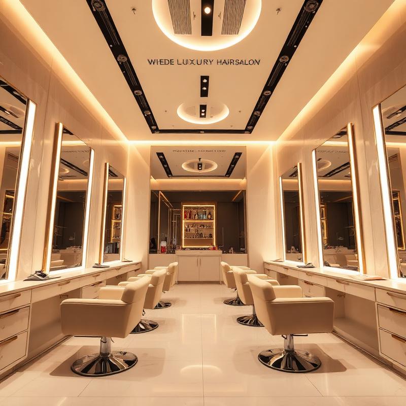 Wnętrze salonu fryzjerskiego w Jelczu-Laskowicach